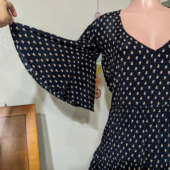 Anthropologie x Faithfull the Brand Size 4 Fresa Tunic Mini Dress Floral Boho E7 - Picture 5 of 11